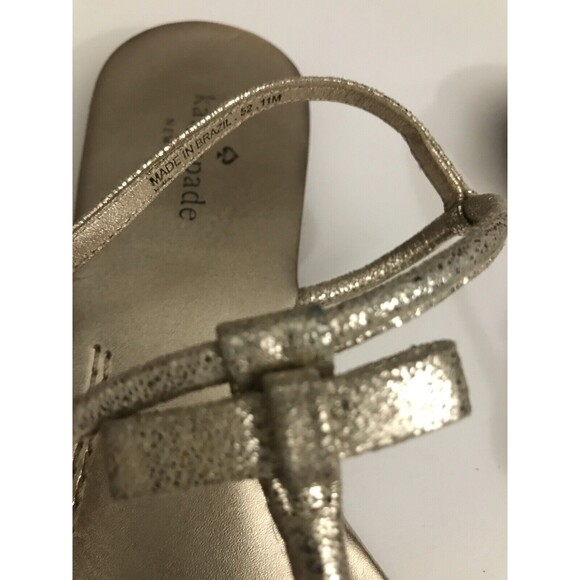 Kate Spade Sandal Gold Color Size M11 - Picture 10 of 10